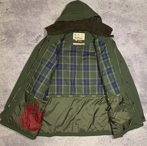 Barbour Sporting Bransdale Jacket Mens 2XL Green Full Zip Hooded Waterproof - Picture 8 of 16