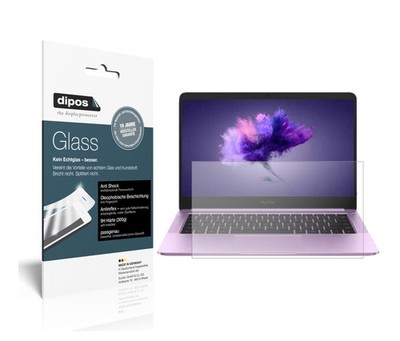 2x Schutzfolie für Honor MagicBook 15.6 Zoll matt - Anti-Shock 9H Folie dipos