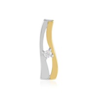 Cavill Damen SilberanhäNger 925 Sterling Rhodiniert Mit 0,03Ct Diamant