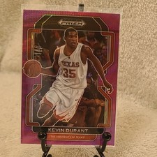 2022 Panini Prizm Draft Picks Kevin Durant Purple Wave Prizm #32 Texas Longhorns