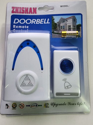 Zhishan DoorBell & Remote Control, Transmit Easy installation Adjustable Volume