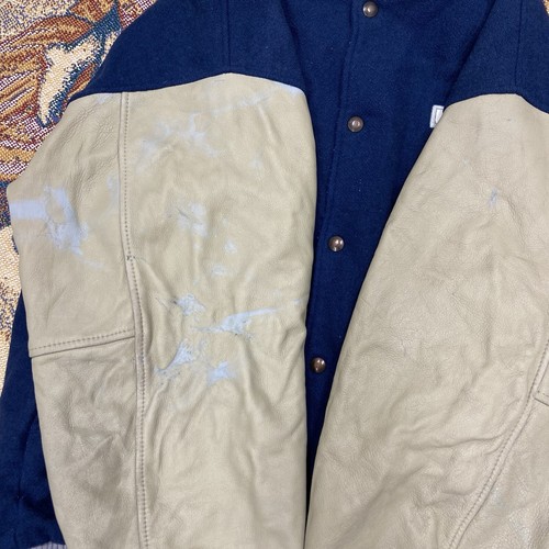 Vintage Nike Embroidered Dallas Cowboys Letterman Jacket 90s Blue Size XL - Picture 8 of 10