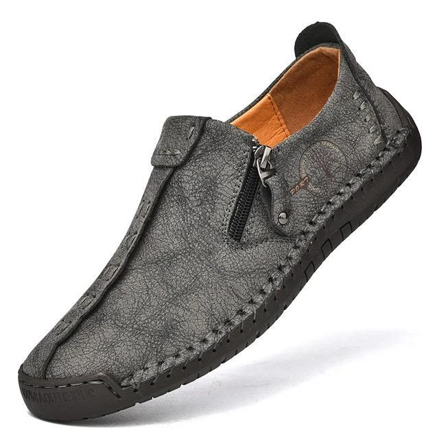 Casual Slip-On Loafers in Black and Gray by Unbranded Amazon.com | Mens Canvas Slip On Loafers Lightweight Comfy  main image 4