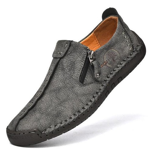 Leather Men's Casual Shoes Breathable Moccasins Loafers Slip on Driving Shoes US - Picture 16 of 24