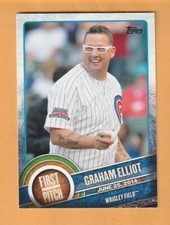 Graham Elliot Chicago Cubs 2015 Topps First Pitch #FP10