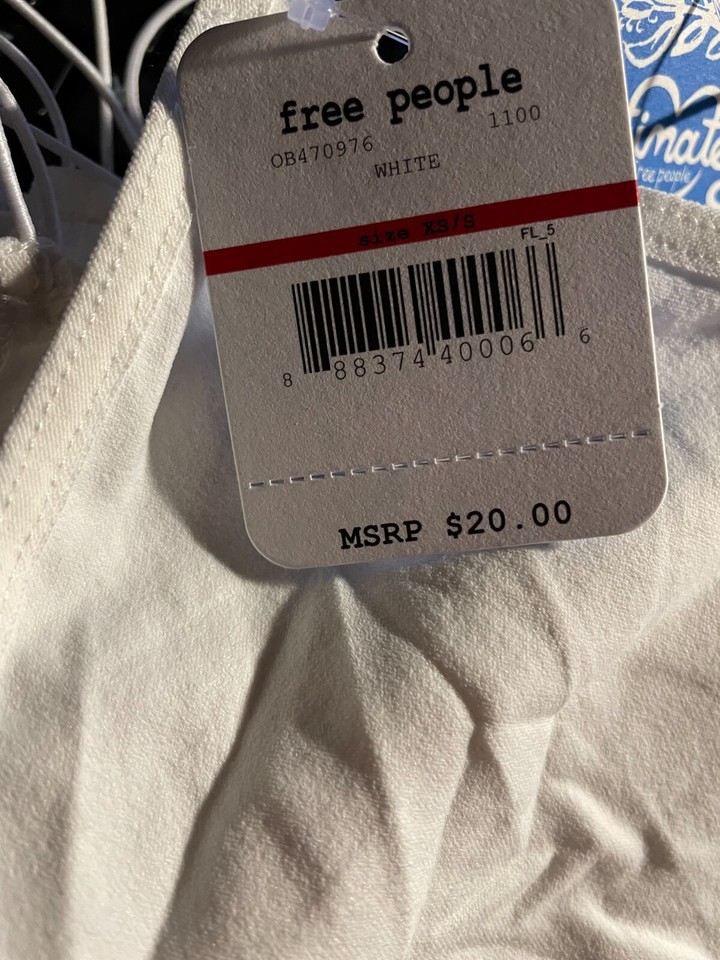 NEW Free People Intimately Skinny Strap Brami Crop In Petunia XS-L $28 - Foto 6