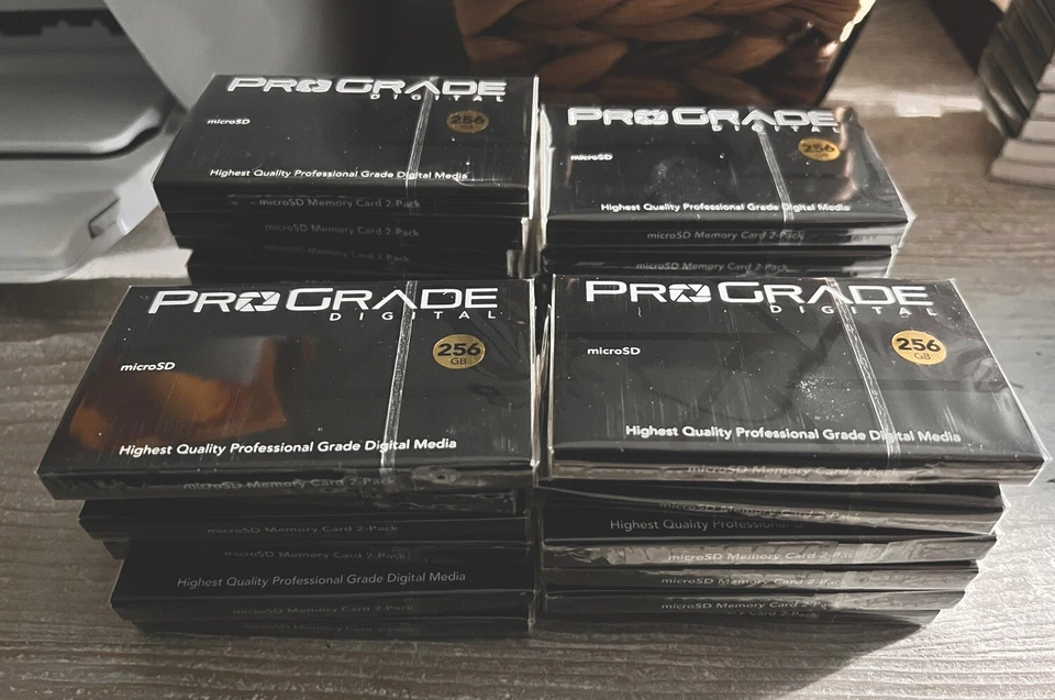 ProGrade Digital 256GB UHS-II microSDXC w/ SD Adapter (2-Pack) Sony Canon Nikon - Image 4 of 4