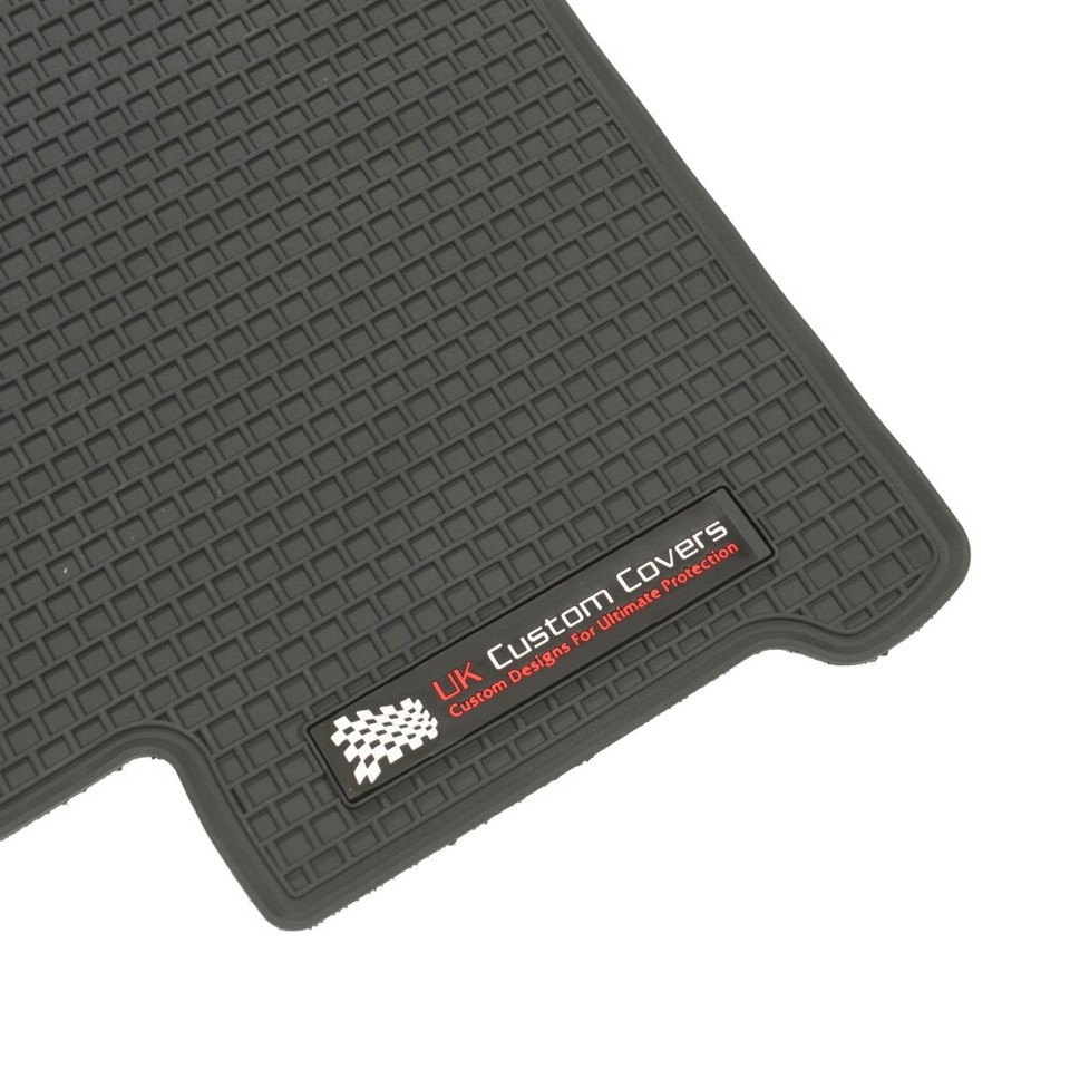 VW TRANSPORTER T5/T5.1 KOMBI 2ND ROW RUBBER FLOOR MATS BLACK (20032015