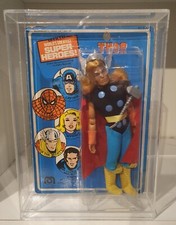Mego WGSH 1975 A Carded THOR, Strawberry Blond Hair Venyl Cape, Ultra Rare! 