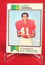 Larry Carwell TOPPS Football Card 1973 #83 NFL EX-NM