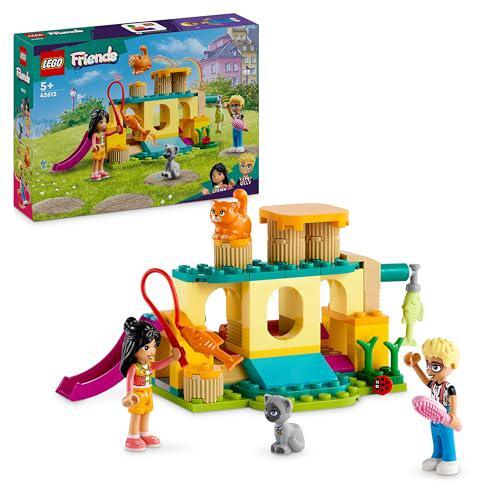 LEGO Friends Cat Playground Adventure, Animal Toy with Figures and Pet Including
