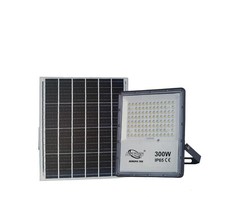 Faro LED 300W pannello solare luce calda fredda naturale esterno tripla luce 866