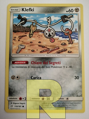 Klefki   Team Game 110/181   Municipality   Pokemon   Italian