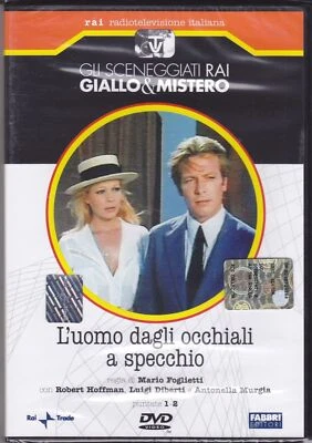 RAI TRADE Dvd L'UOMO DAGLI OCCHIALI A SPECCHIO Sceneggiati Rai serie completa nuovo 1979