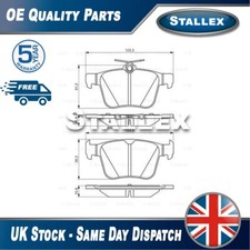 Adatto per VW Passat Tiguan Allspace Touran set pastiglie freno posteriori Stallex