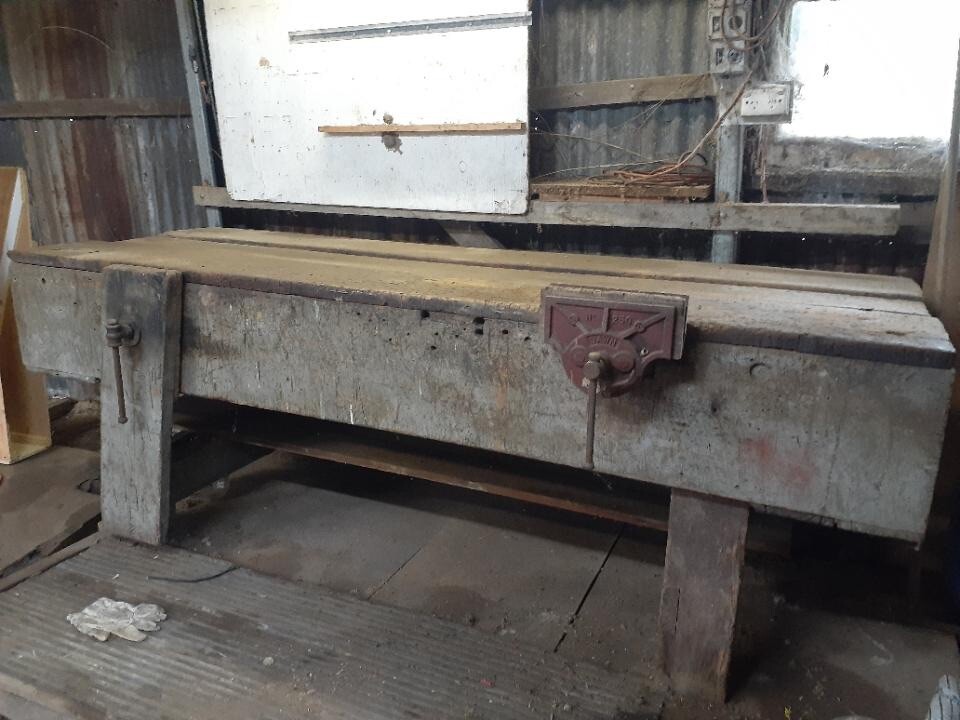 Antique Work Bench eBay