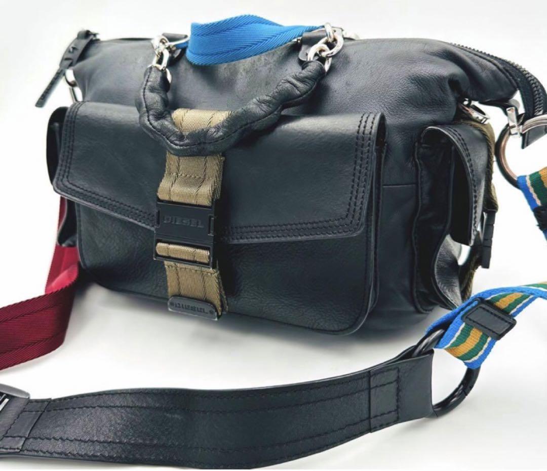Diesel Women Vhtf Mini Boston Bag 2Way Shoulder 20.5x14x29.5cm 