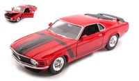 Welly 1/24 Ford Mustang Boss 302 1970 Rot Statisches Modell Diecast