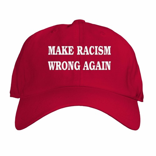 Make Racism Wrong Again Red Dad Hat 