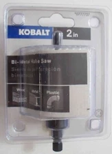 Kobalt Bi-Metal Arbored 2" Hole Saw Drill Bit-Hex Shank-0777737-Combo Ship