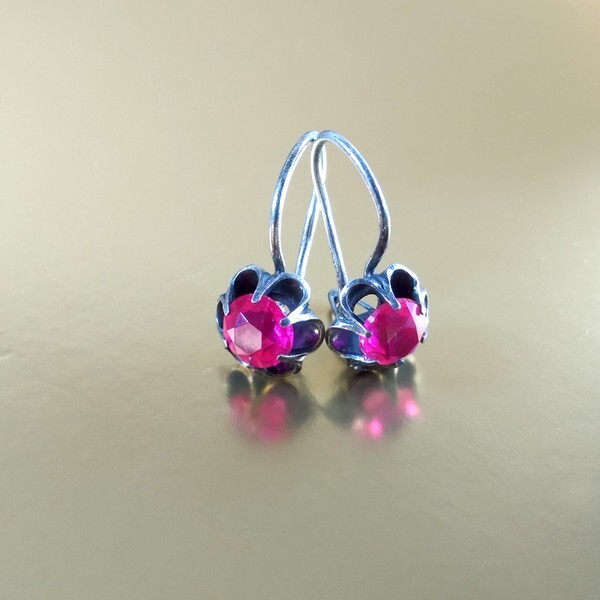 Soviet silver earrings 875 sample Tenderness Beau… - image 11