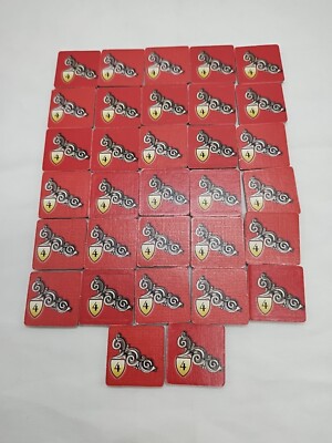 (32) Board Game 4 Point / Rock Double Sided Board Game Cardboard Tokens