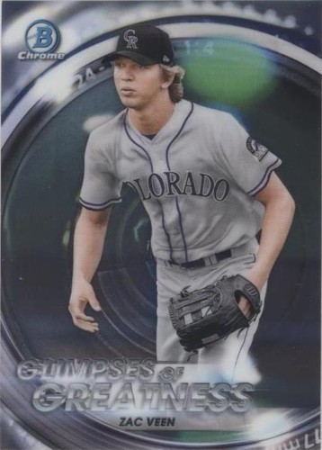 2021 Bowman - Mega Box Chrome Mojo Autographs Zac Veen #BMA-ZV