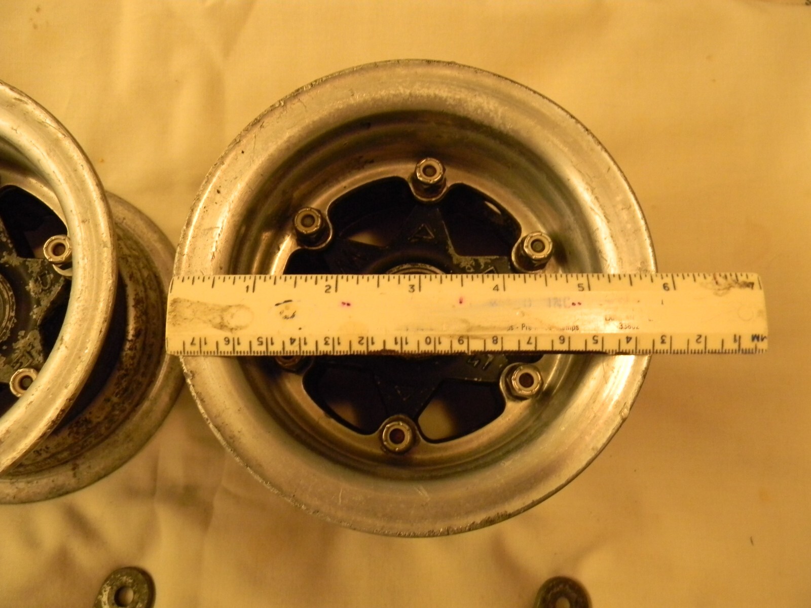 VINTAGE MARGAY GO KART FRONT WHEELS & SPINDLES eBay