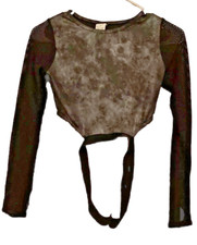 A WISH COME TRUE BLACK DANCE TOP THE WAY I ARE PREOWNED BY ONE QWNER