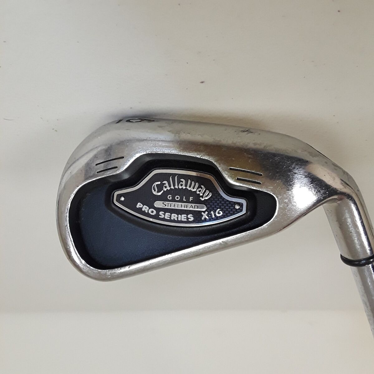Callaway Steelhead X16 9 Iron Regular Steel Shaft Lamkin Grip Callaway Steelhead X16 9 Iron Regular Steel Shaft Lamkin Grip