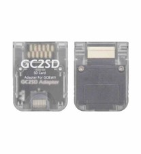 GC2SD Micro SD Card Adapter TF Card Reader for Gamecube Wii Console CLEAR
