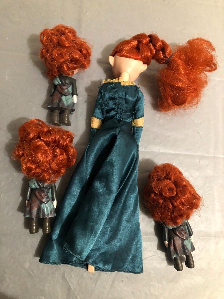 DISNEY BRAVE LOT Merida & Triplet Brothers Harris Hubert Hamish | eBay