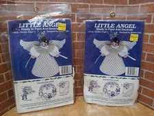 VTG 1992 Kappie Originals Little Angels Christmas Kits Lot Of 2 Free Shipping