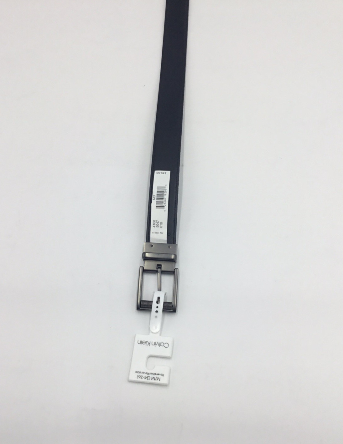 Мужской ремень Calvin Klein с реверсивной вращающейся пряжкой-SСредний-ЦветЧерный 4190₽