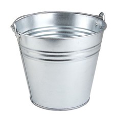 Seau En Zinc 10 Litres Seau À Eau Seau En Tôle Seau Métallique Seau Décoratif