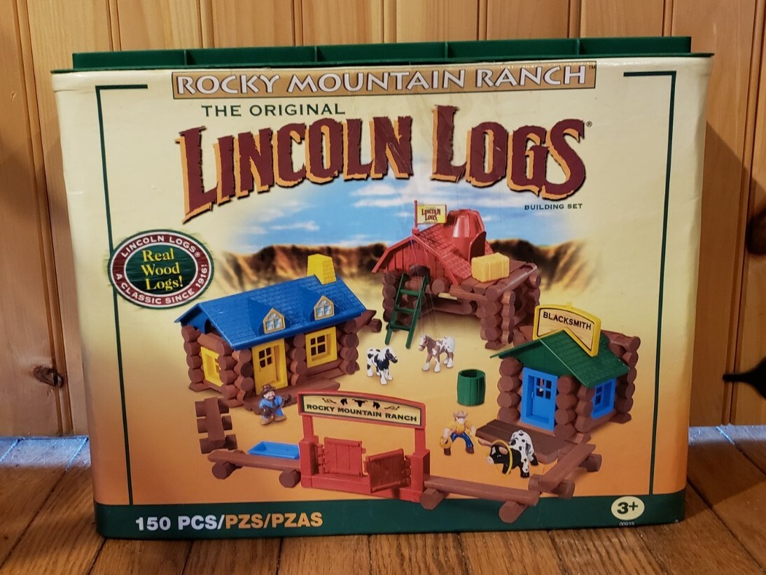 Toy Lincoln Logs Rocky Mountain Ranch 2006 Lincoln Logs Building