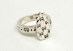 Authentique Gucci Ghost Ring Ananas Us8 Gg Argent Sv925 Ebay