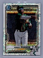 2021 Bowman Chrome #BCP-218 Robert Puason Prospects Speckle Refractor #/299