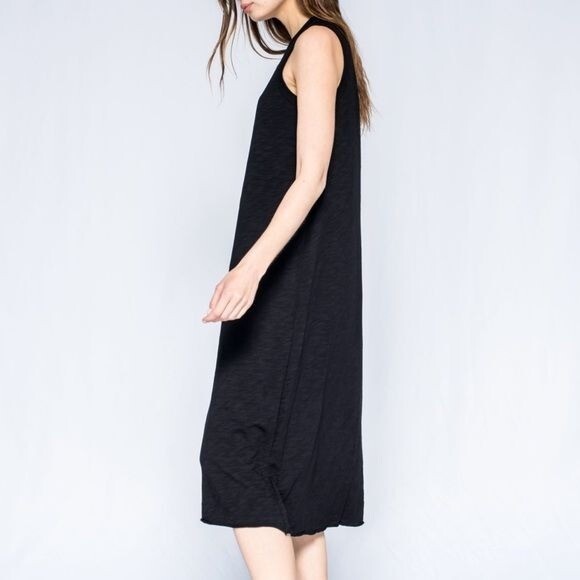 WILT Basic A-Line Crew Shell Sleeveless Dress Bla… - image 1