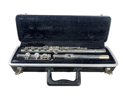 Buescher Aristocrat Flute, USA with Buescher Case, Very Good