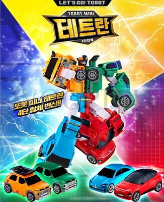 TOBOT 2025 Mini TETRAN Small Size 4-Mini Car Transformer