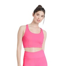 Women's Longline Sports Bra with Twisted Strappy Back Size XS - JoyLab