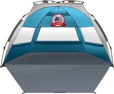 Tienda De Campaña Abierta Para Playa Sombra Descanso 4 Personas Espaciosa