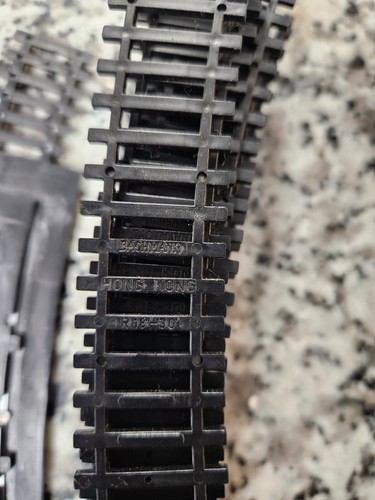 Over 50 Atlas, Bachman, Life Like, No Name Tracks HO Scale Black w/Brass Rails - Picture 7 of 10