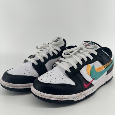 Nike Dunk Low Multiple Swooshes White Washed Teal Women Size 10 Men s 8.5