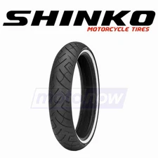 Shinko 130/80-17 87-4567 SR777 White Wall Front Tire  (SOLD EACH)
