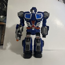 2012 Happy Kid Toy Group 14" Walking Talking Transformer Looking Robot Tested