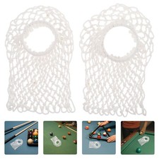 6 Pcs Pool Table Ball Pocket Replacement Mesh Billiards Pockets Plastic