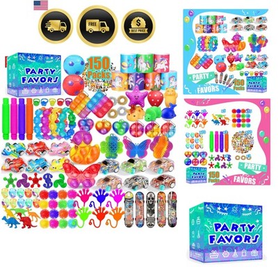 Party Favors for Kids 8-12 4-8, 150-Pack Fidget Toys Bulk, Treasure Box Toys ...