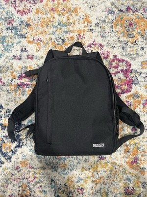 Caden Canvas Camera Bag with Tripod Holder Messenger Bag for Photographers